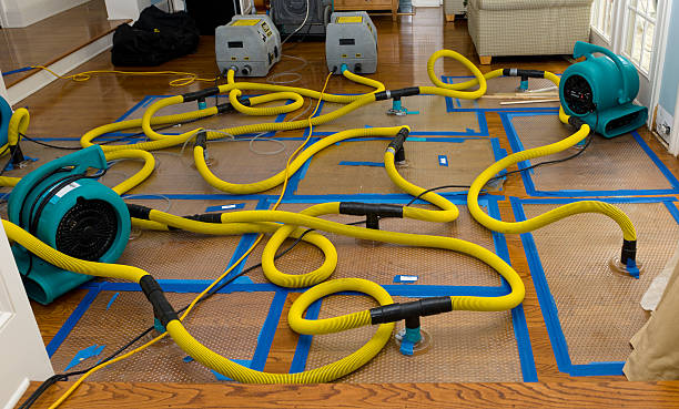 Professional Flood Damage Restoration technician working in Edisto Island, SC